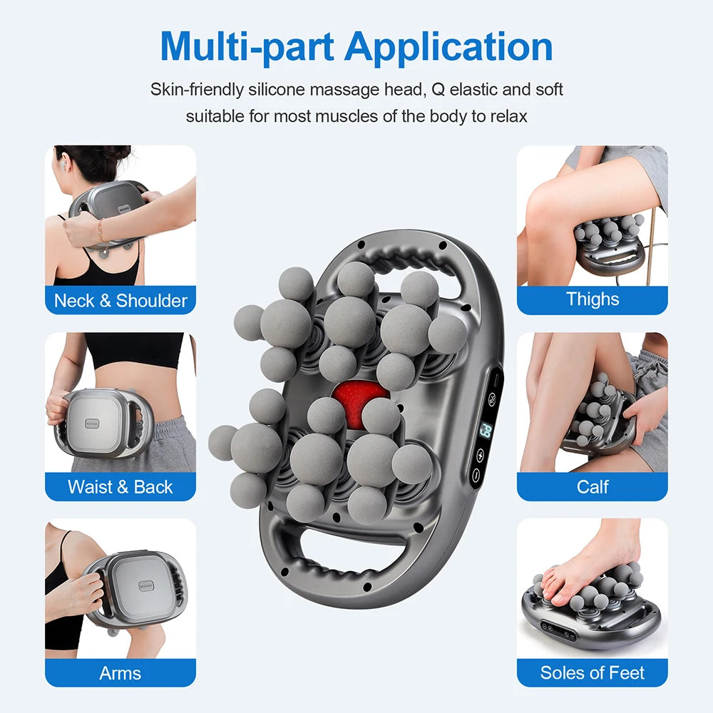 VitaGlow™ 22-Head Fascia Massage Gun – High-Frequency Deep Tissue Relief
