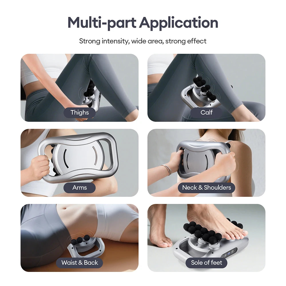 VitaGlow™ 22-Head Fascia Massage Gun – High-Frequency Deep Tissue Relief