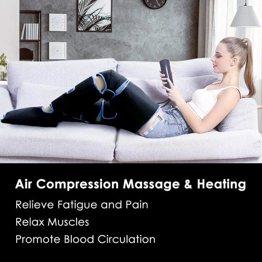 360° Air Compression Leg & Foot Massager — Boost Circulation and Relieve Fatigue