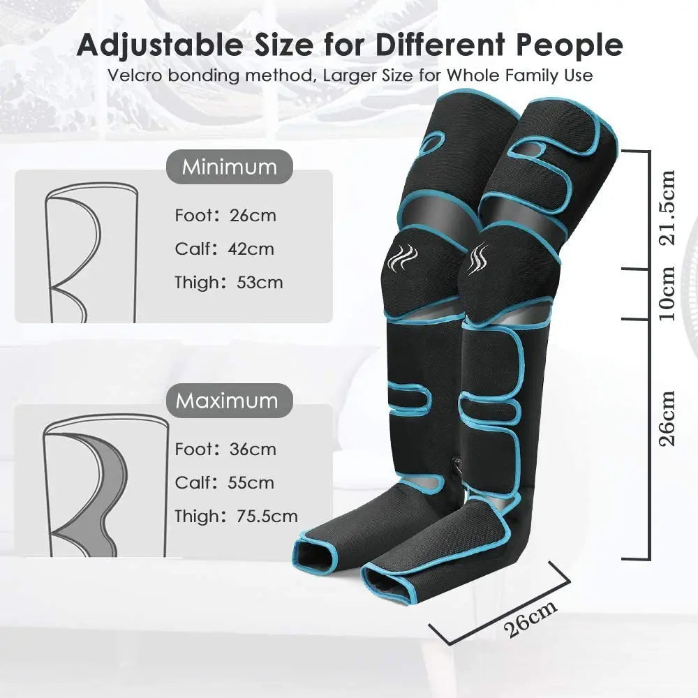 360° Air Compression Leg & Foot Massager — Boost Circulation and Relieve Fatigue