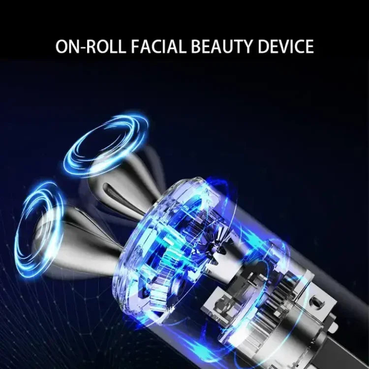 3d Roller Skin Tighten Firming Wand EMS Microcurrent Portable Mini Facial Skin Toning Face Eye Lift Device RF Face Massager