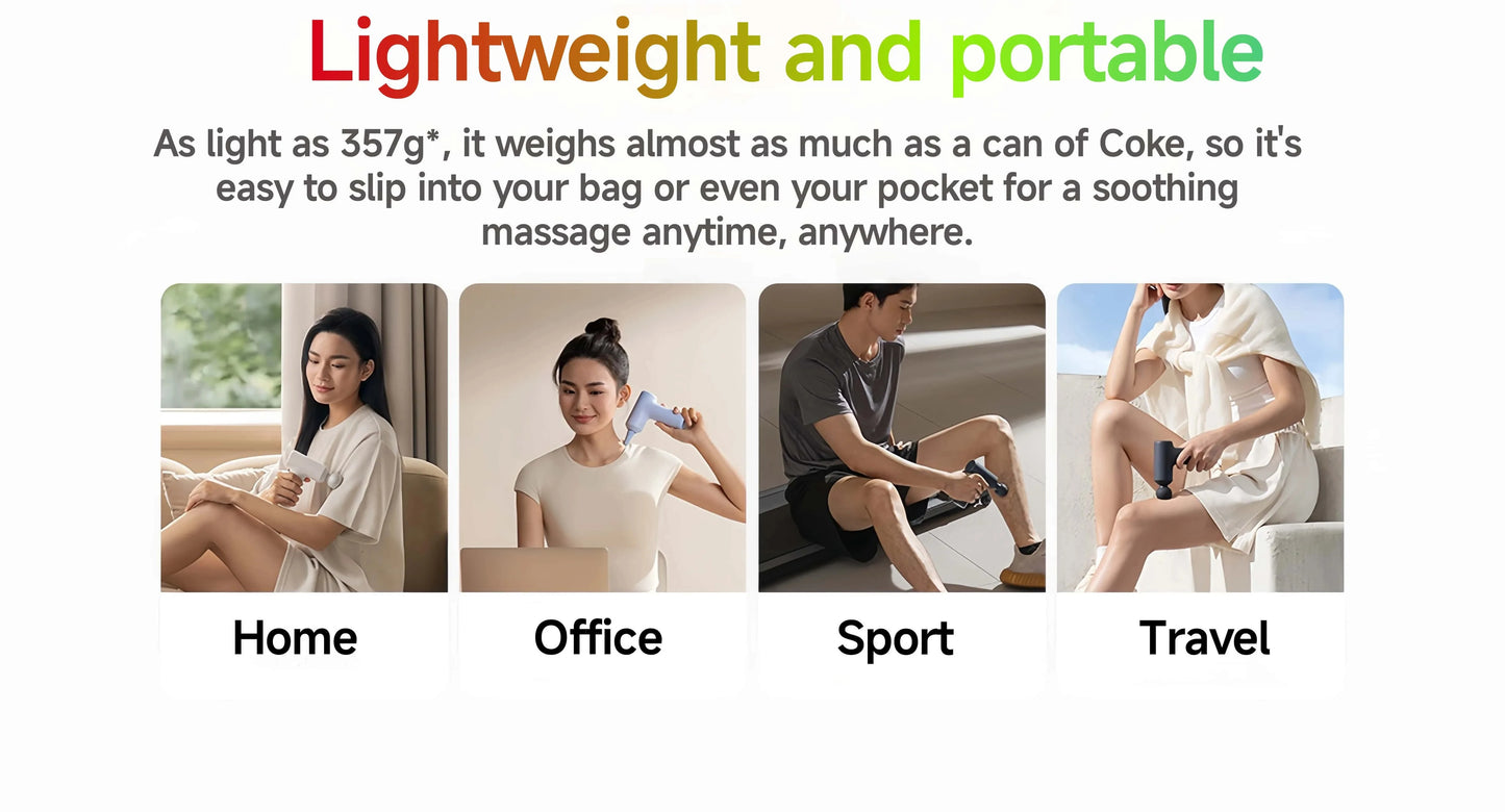 Xiaomi Mijia Mini Fascia Gun 3 — Smart Deep Tissue Massage Gun for Relaxation & Recovery