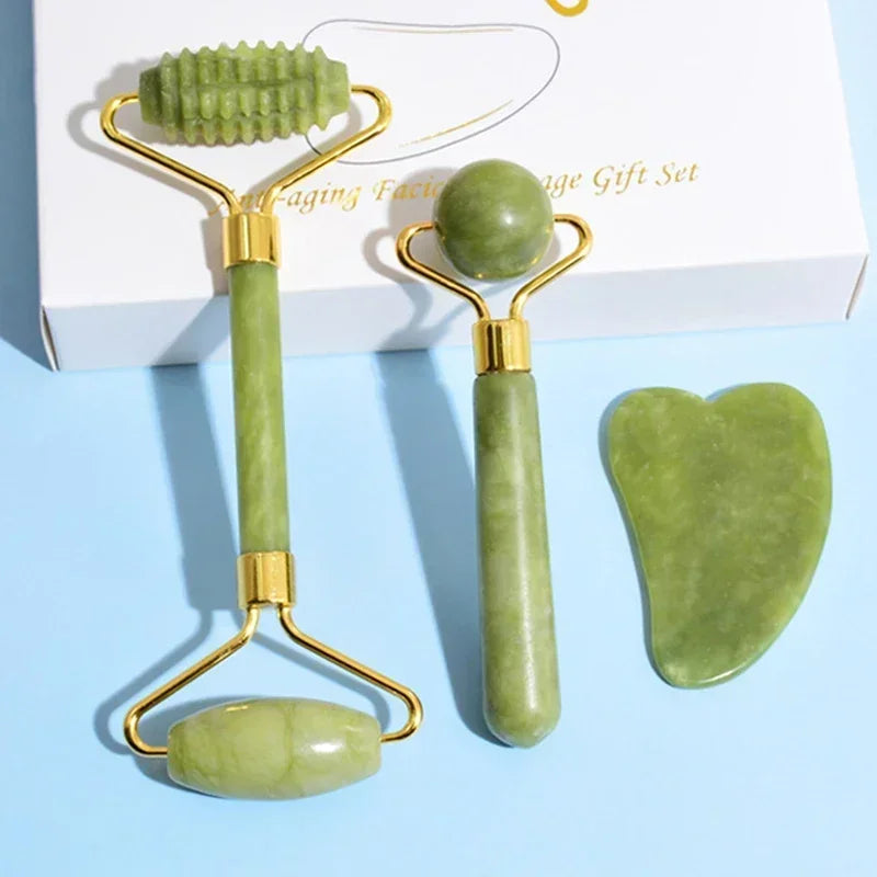 Original Radiance™ Natural Jade Roller & Gua Sha Set