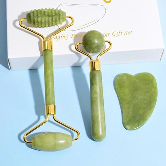 Original Radiance™ Natural Jade Roller & Gua Sha Set