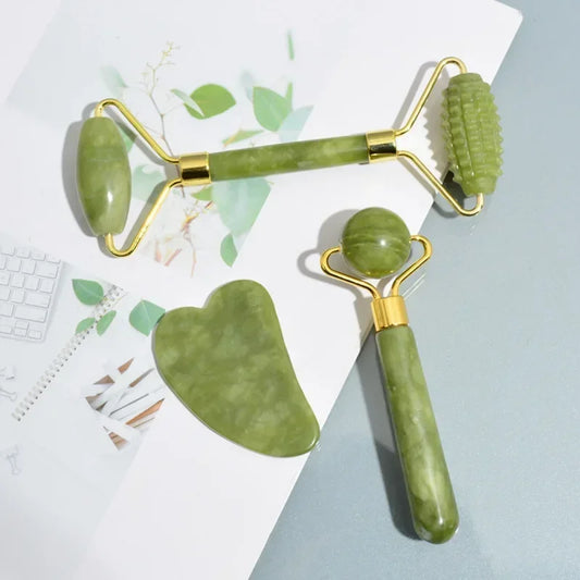Original Radiance™ Natural Jade Roller & Gua Sha Set