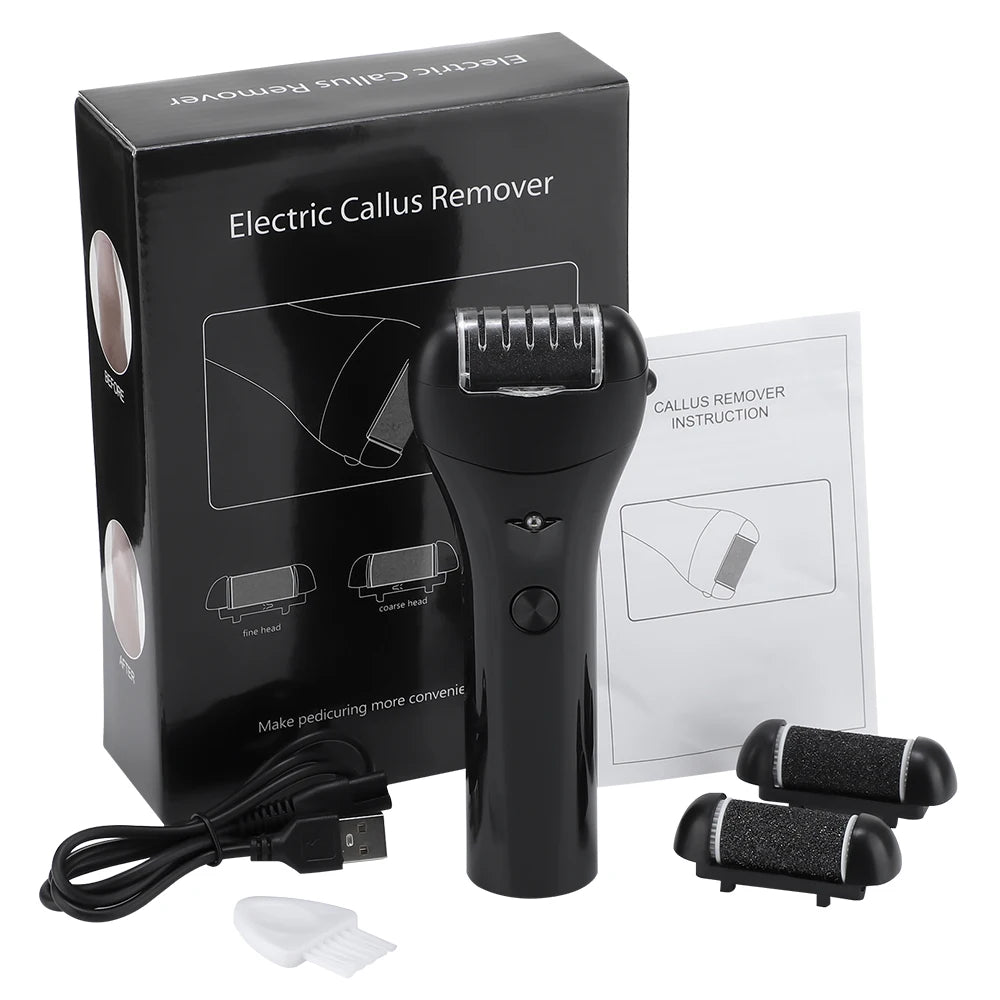 Electric Foot Grinder with Digital Display Rechargeable Callus Remover IPX4 Portable Foot File Heel Dead Skin Callu Removal Tool