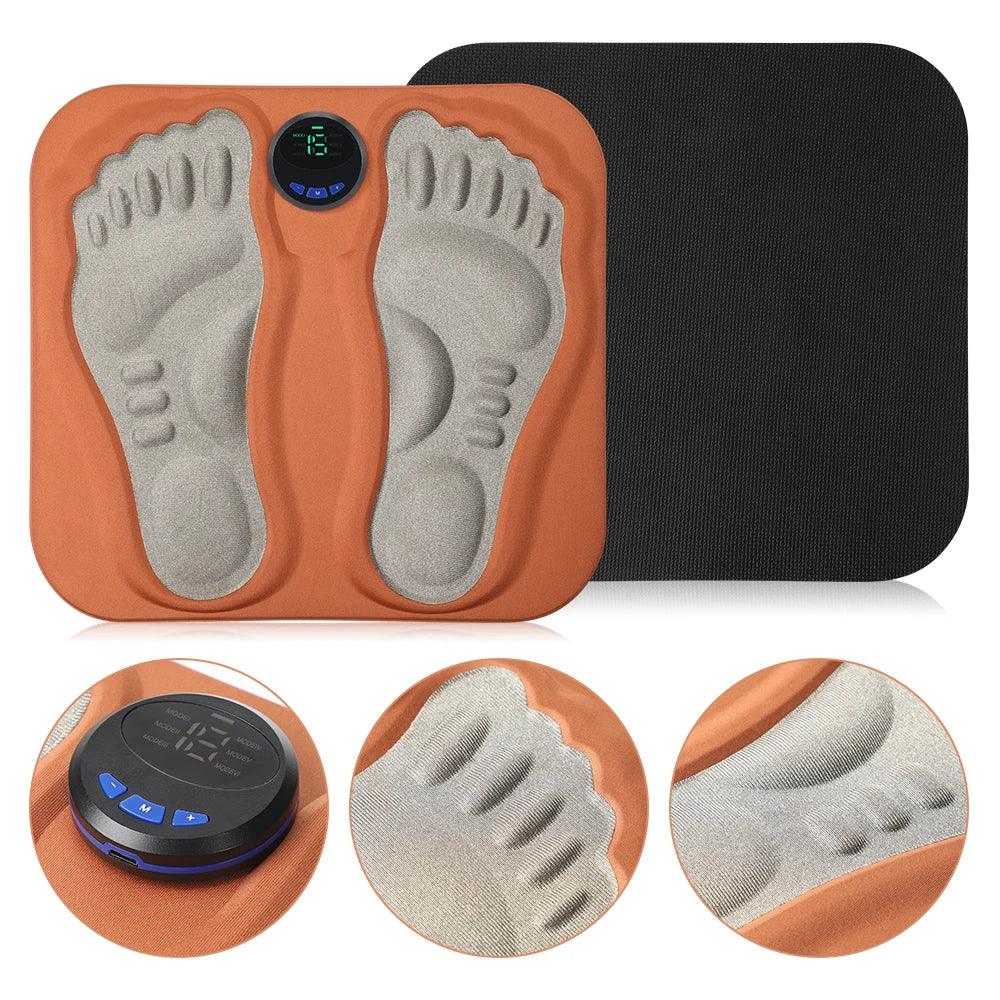 3D Smart Foot Massage Pad Feet Massager Improve Blood Circulation Relax Muscles Slim Legs Foot Pad Rechargeable