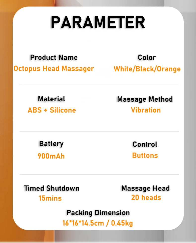 OctoRelax™ 360° Electric Head Massager — Ultimate Scalp Therapy