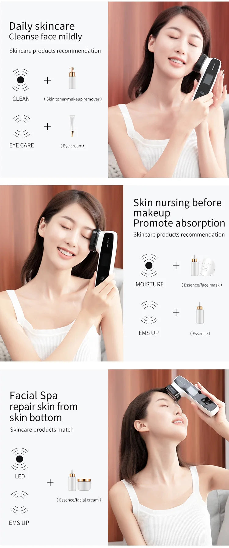 Multifunctional Wrinkle Removal Home Facial Lift