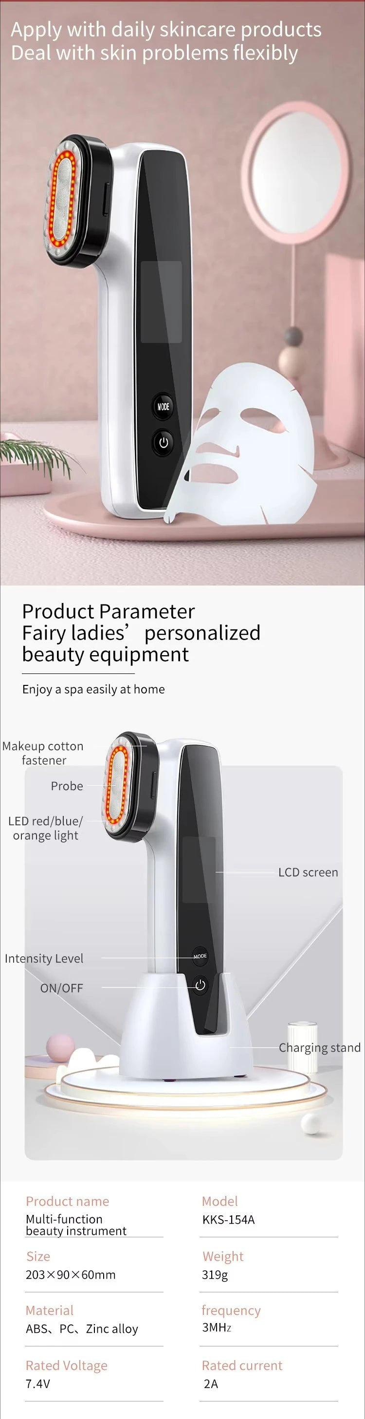 Multifunctional Wrinkle Removal Home Facial Lift