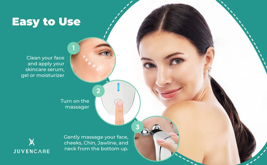 Microcurrent Facial Device Microcurrent Facial Roller -Facial Microcurrent Device Anti-Aging Microcurrent Facial Devices