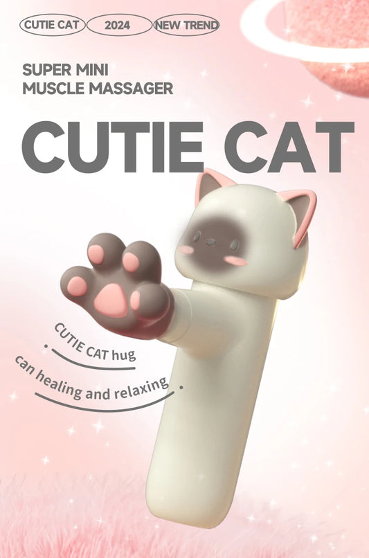 Mini Cute Electric Massage Gun — Deep Tissue Muscle Relaxer for Kids & Adults