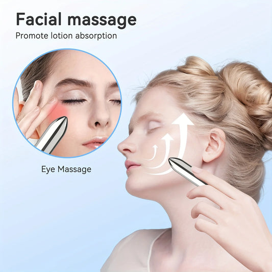 Mini Vibrating Facial & Eye Massager — Pocket-Sized Relaxation and Glow Booster