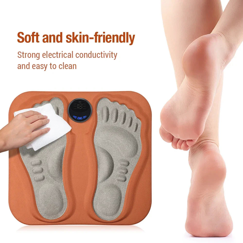 3D Smart Foot Massage Pad Feet Massager Improve Blood Circulation Relax Muscles Slim Legs Foot Pad Rechargeable